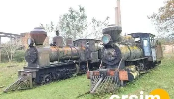 Locomotivas da usina Quissamã - Quissamã
