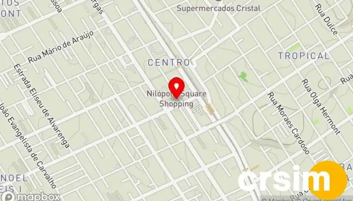 mapa de 1001 Sapatilhas Nilópolis Loja de calçado em Nilópolis