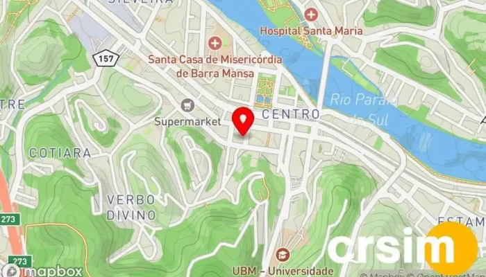 mapa de 2ª VERSÃO Loja de moda feminina em Barra Mansa