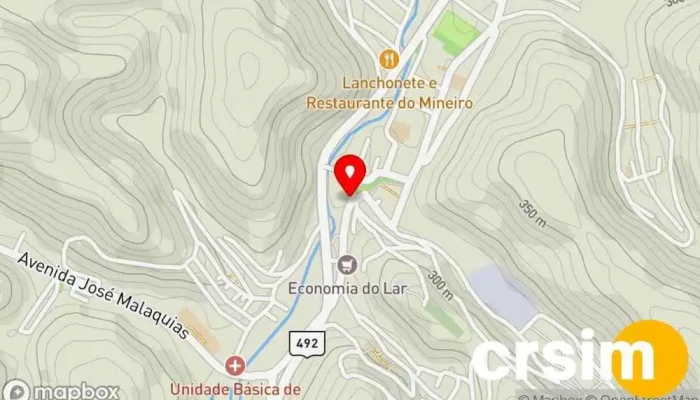 mapa de 80 Anos Loja de Roupa em Macuco