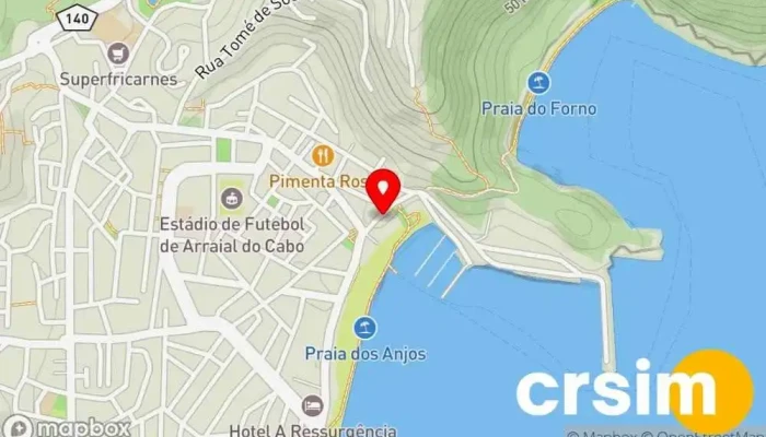 mapa de A Cara do Brasil Nature Joalheria em Arraial do Cabo