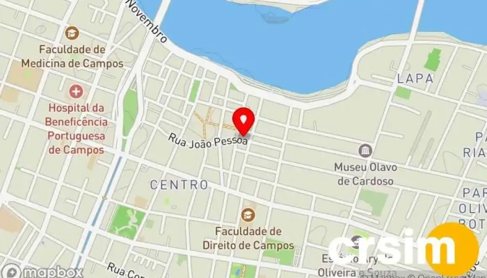 mapa de A Gordinha Moderna Loja para gestantes em Campos dos Goytacazes
