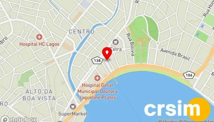 mapa de A Morena Loja de Roupa em Araruama