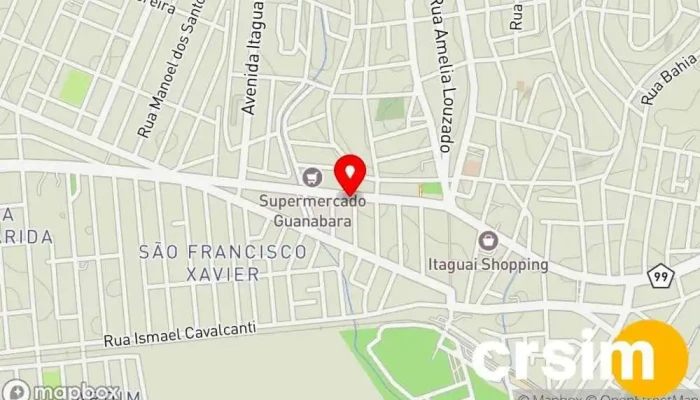 mapa de A Popular Loja de materiais de construção, Loja de ferramentas em Itaguaí