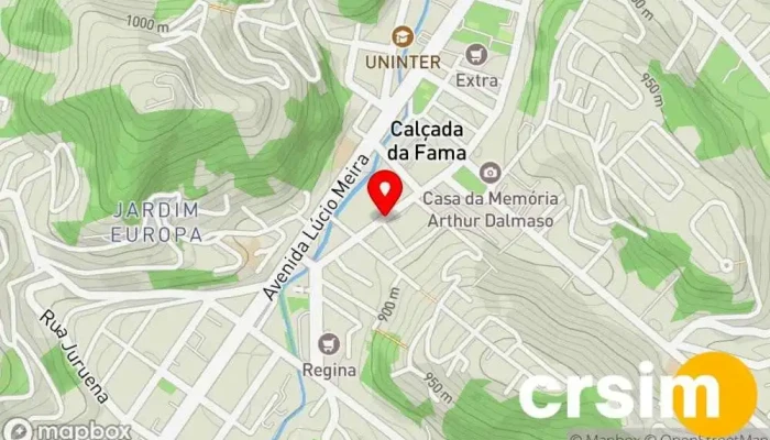 mapa de A Primavera de Teresópolis Magazine Loja em - Várzea