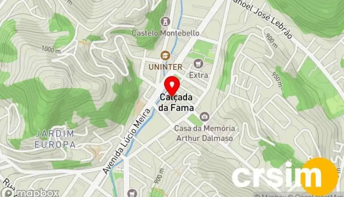 mapa de A Tripolitana Loja de Roupa em - Várzea