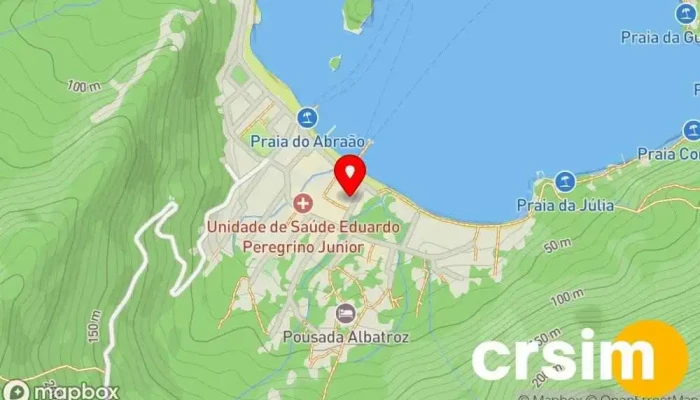 mapa de Abraão Hostel Albergue em Angra dos Reis