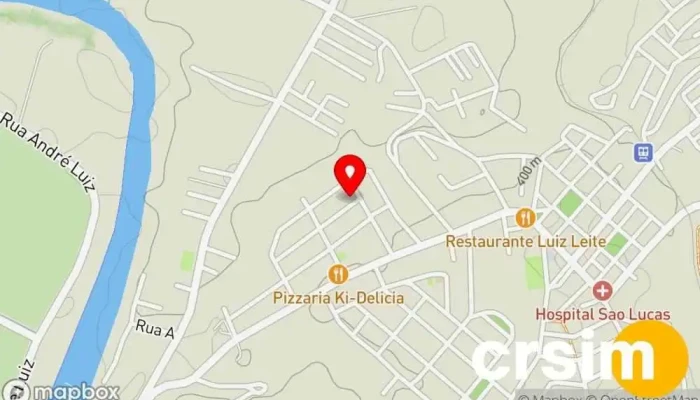 mapa de AÇAÍ DA JOSY Sorveteria em Quatis