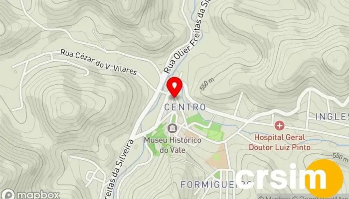 mapa de Açaí Mania Sorveteria em Rio das Flores