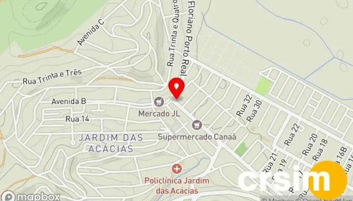 mapa de Agro e Pet Porto Real Pet Shop em Porto Real