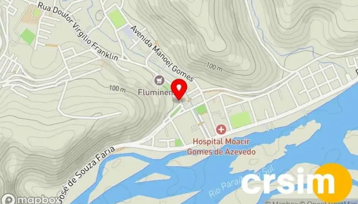 mapa de AgroCampo - Comercial de Produtos Agropecuários e Veterinário Ltda. Armazém em Cambuci