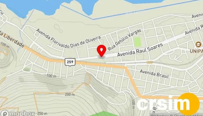 mapa de Aimorés Embalagens Loja de artigos para festas em - Aimores