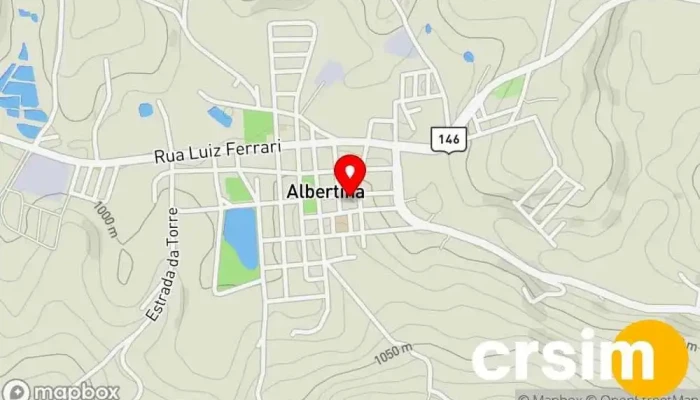mapa de Albertina Imobiliária em 106