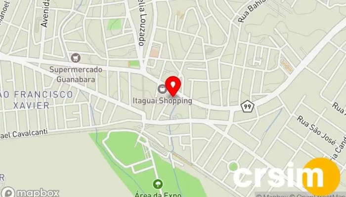 mapa de Alesom Automóveis e Pick-ups Loja de acessórios automotivos em Itaguaí