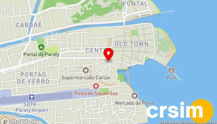 mapa de Alexcell Paraty Loja em Paraty