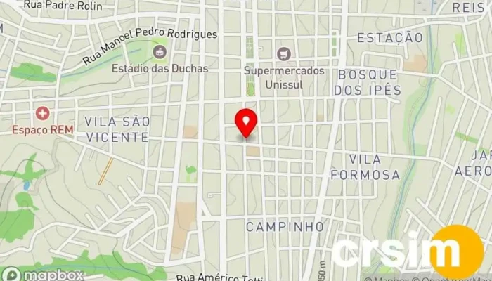 mapa de Alípede Confecções e Bordados - Jalecos | Uniformes | Scrubs Loja de roupas de designer em - centro