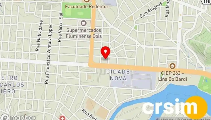 mapa de Americanas Loja de departamento, Loja de eletrodomésticos, Loja de produtos de beleza, Loja de acessórios automotivos, Loja de celulares, Loja de Roupa, Loja de acessórios de informática, Loja de Informática, Loja de eletrônicos, Loja de artigos domésticos em Itaperuna