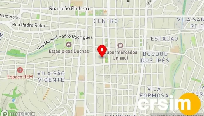 mapa de Americanas Loja de departamento em - Centro