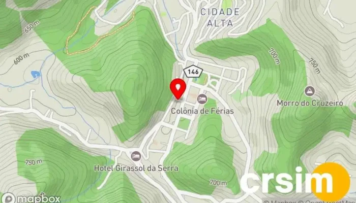 mapa de Ana Fê Moda Intima Loja de lingerie em Santa Maria Madalena