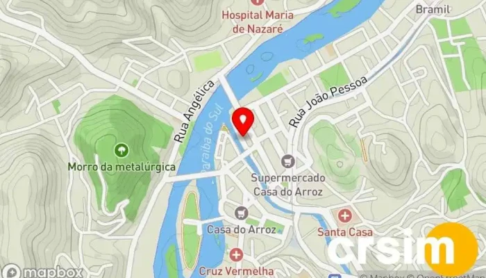 mapa de Anagui Kids Loja de Roupa em Barra do Piraí