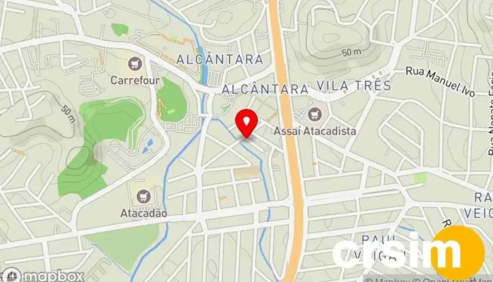 mapa de Andrade Moda Praia - Alcântara Loja de moda feminina, Loja de roupas de praia em São Gonçalo