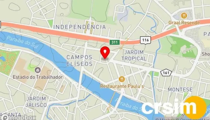 mapa de Anjos da Arena Loja de Roupa em Resende