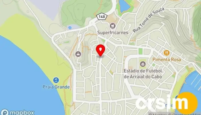 mapa de Aqui Biju Loja de moda feminina em Arraial do Cabo