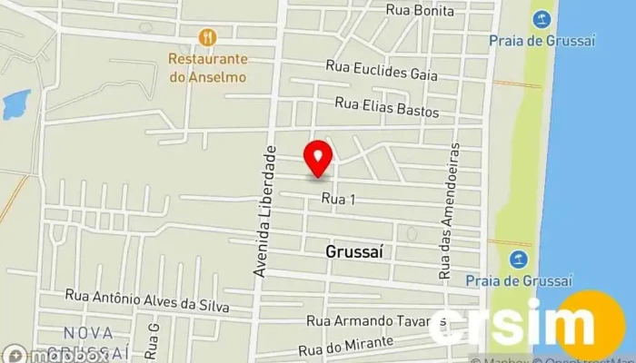 mapa de Araujo moda intima Loja de Roupa em São João da Barra