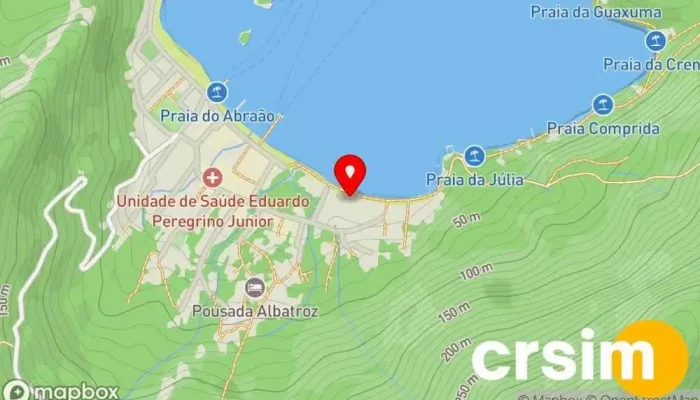 mapa de ARETÉ ILHA GRANDE - Hopedagem & Guia de Turismo Pensão, Trilha de Caminhada, Pousada em Angra dos Reis