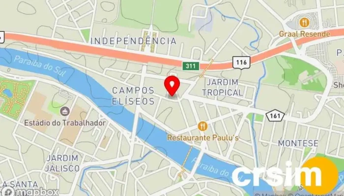 mapa de Ariel Modas Feminina Loja de Roupa em Resende