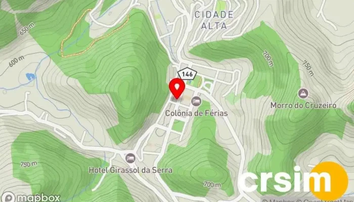 mapa de Armazém Um Delicatessen em Santa Maria Madalena