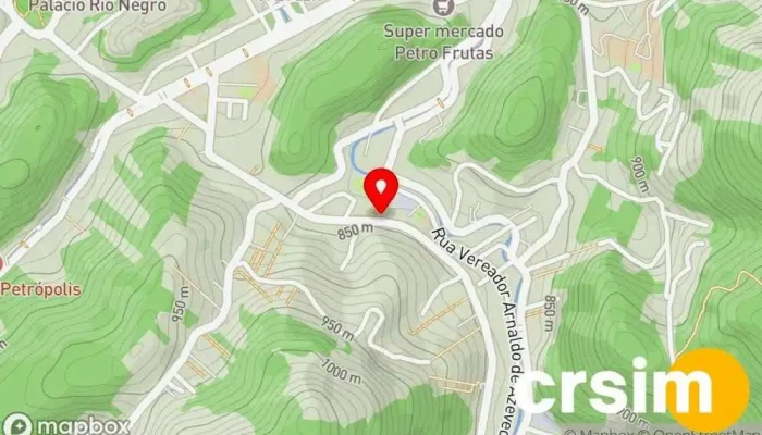 mapa de Art Linea Loja de Roupa em Petrópolis