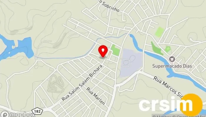 mapa de A.s distribuidora Loja de bebidas alcoólicas em Carapebus