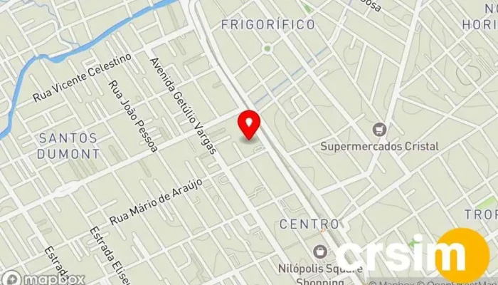mapa de Assaí Atacadista Mercearia atacadista, Supermercado em Nilópolis