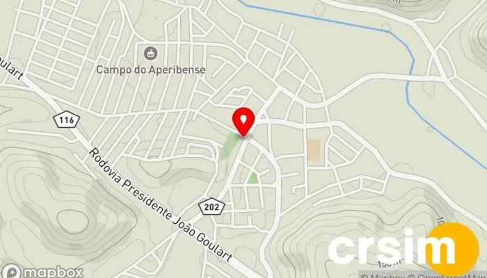 mapa de Atacadão das frutas Supermercado em Aperibé