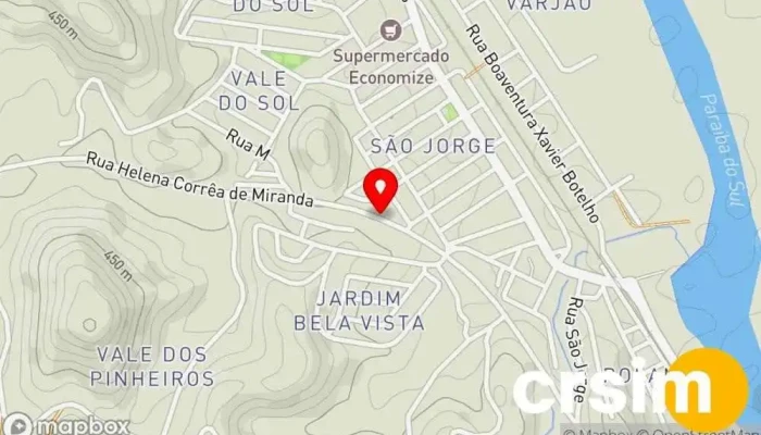 mapa de Atacarejo Carioca Supermercado em Pinheiral