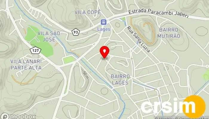 mapa de Ateliê Deise Reis Costureira em Paracambi