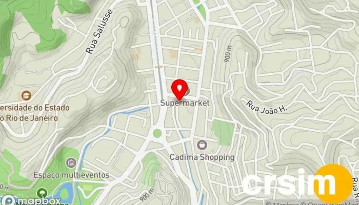 mapa de Atelier Noivas Nova Friburgo Loja de vestidos de noiva em Nova Friburgo