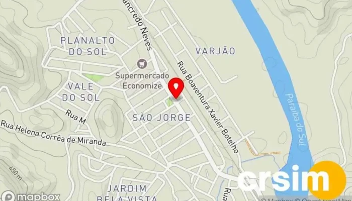 mapa de Atual Modas Ph Loja de moda feminina em Pinheiral