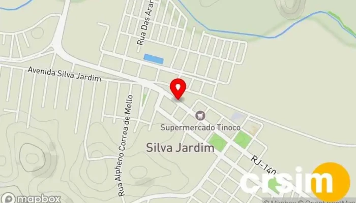 mapa de autorizada STIHL - Bompreço Bazar Loja de materiais de construção, Serviço de manutenção de máquinas em Silva Jardim