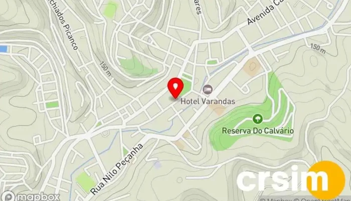 mapa de Bagagem Loja de Roupa em Miracema
