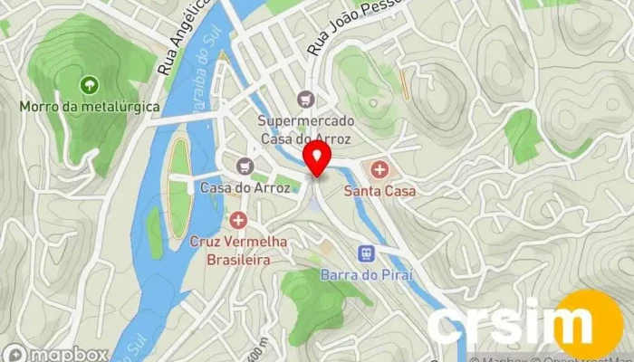 mapa de Barra Luz Material Elétrico Loja de materiais elétricos em Barra do Piraí