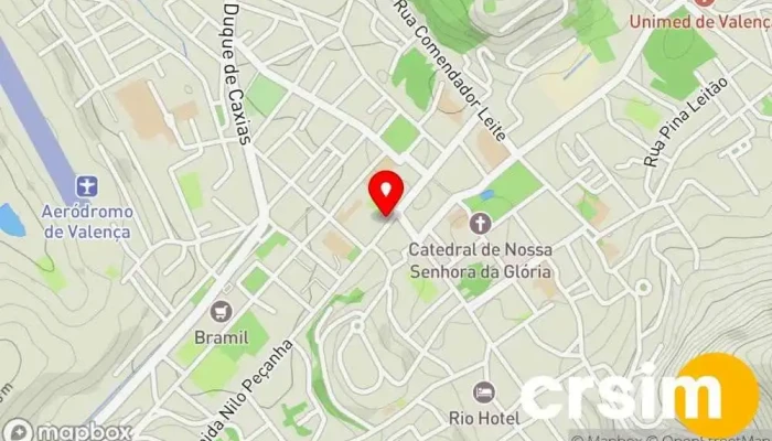 mapa de Barra Luz Valença Loja de materiais elétricos em - Centro