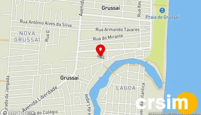 mapa de Barreto E Rangel Irmãos Supermercado em São João da Barra
