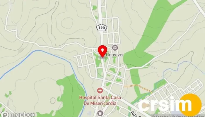 mapa de Bazar Dos Presentes Loja de Roupa em - Centro