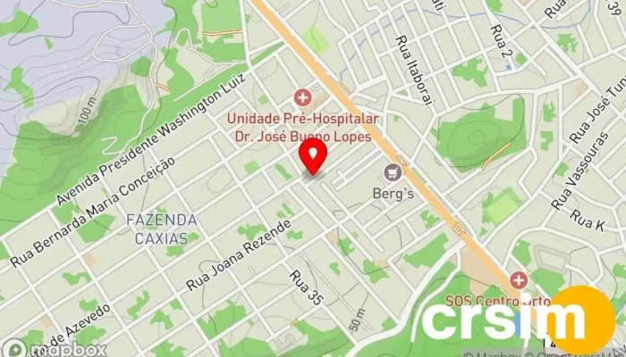 mapa de Bazar e Brechó Ruralino Loja de Roupa em Seropédica