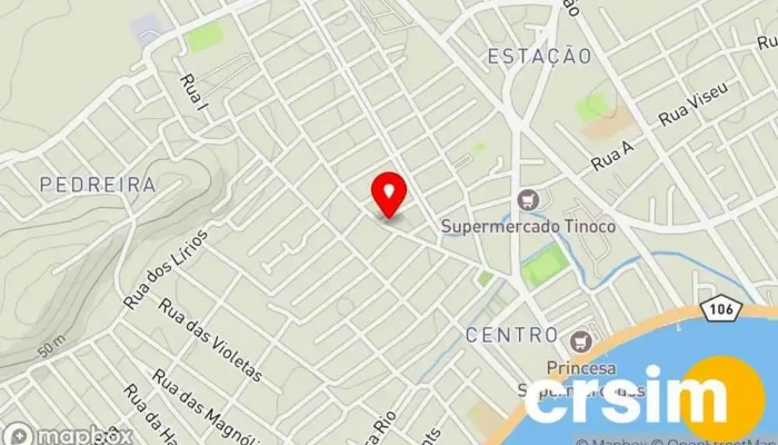 mapa de Bazar Iguabela Loja de materiais de construção em Iguaba Grande