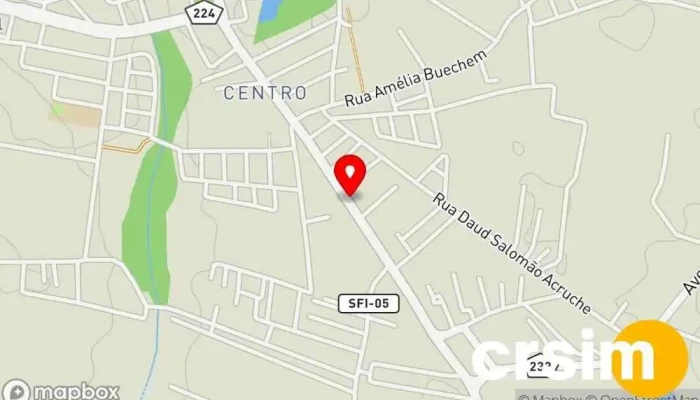 mapa de BAZAR RAPHAIN Loja em São Francisco de Itabapoana