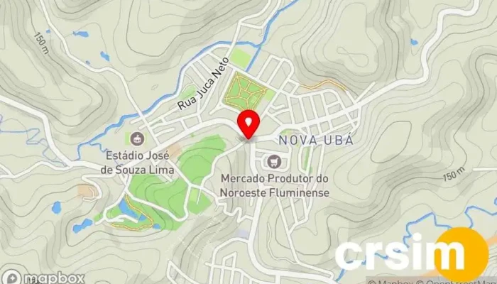 mapa de Bazar Souza Eletromóveis Loja de móveis em São José de Ubá