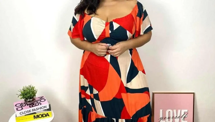 Bela Plus -    Moda Plus Size Vestido - Nova Friburgo